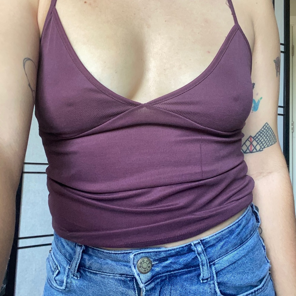 PacSun Ribbed Crop Tank